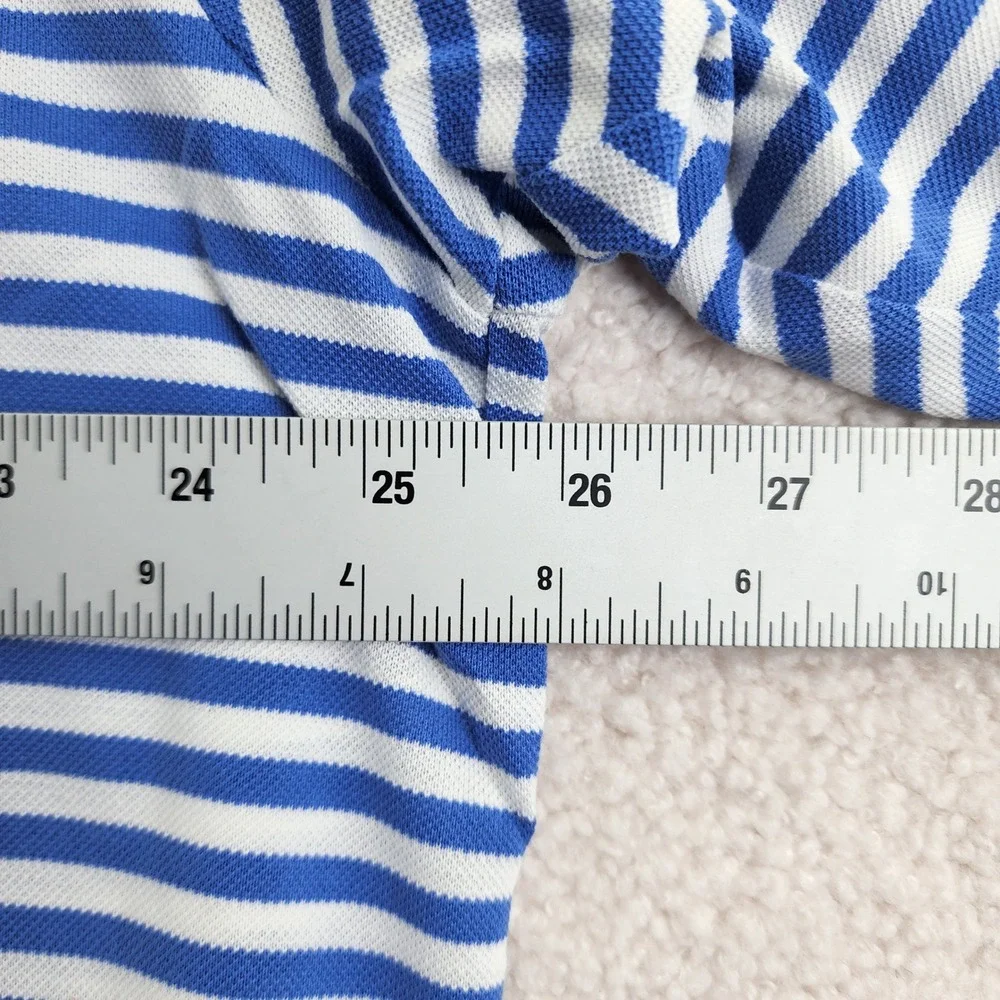 Polo Golf Ralph Lauren Blue White Polo Shirt Ocean Hammock Golf Club Mens XXL‎